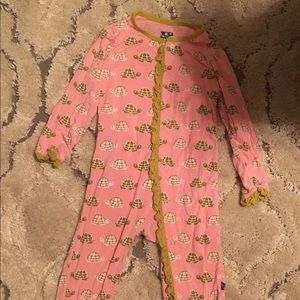 Kickee Pants Coverall. Turtles 🐢